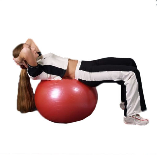 Мяч гимнастический красный (Фитбол) ОРТОСИЛА Арт. L 0165 b, диаметр 65 см