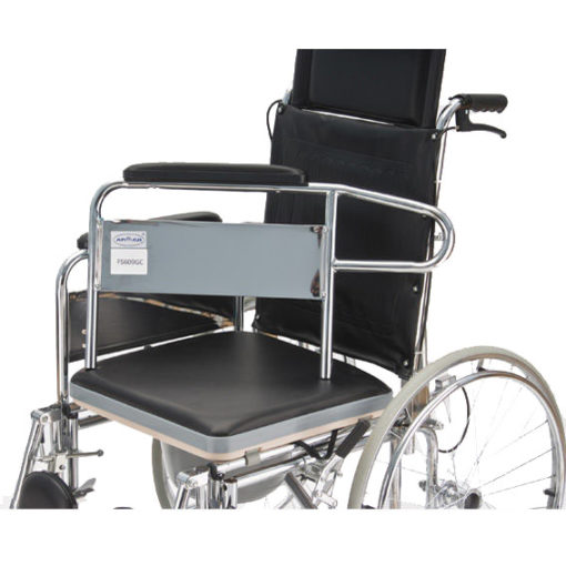 Инвалидная коляска с санитарным оснащением Armed Арт. FS609GC литые шины