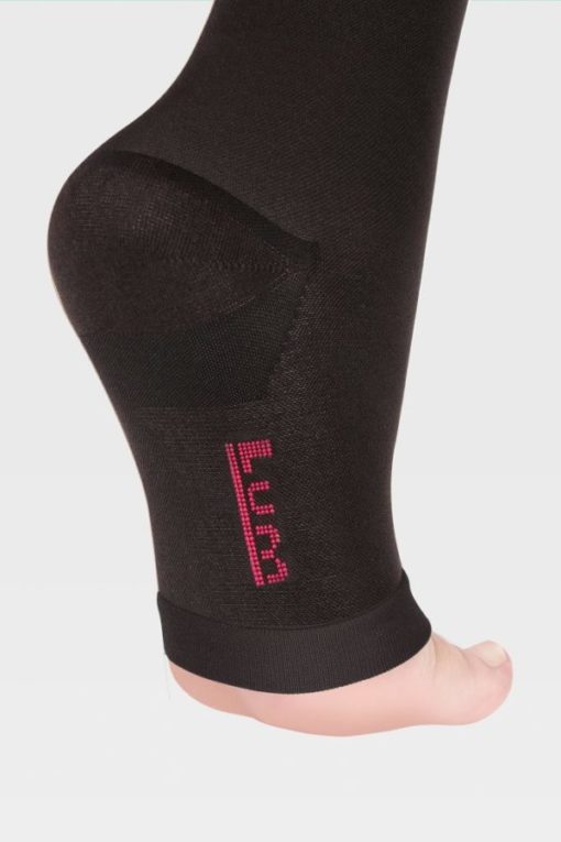 Чулки с простой резинкой на силиконовой основе с открытым носком на широкое бедро IDEALISTA ID-310W