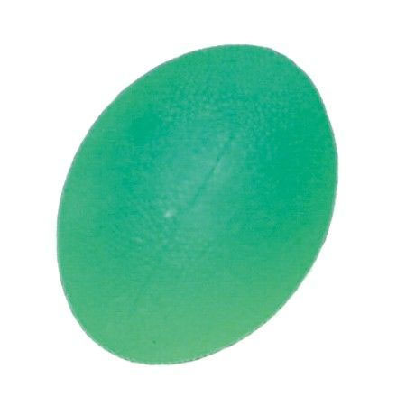 Мяч для тренировки кисти яйцевидной формы полужесткий зеленый ОРТОСИЛА Арт. L 0300М