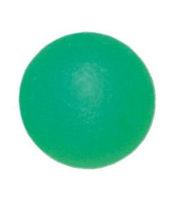 Мяч для тренировки кисти полужесткий зеленый ОРТОСИЛА Арт. L 0350М, диам. 5 см