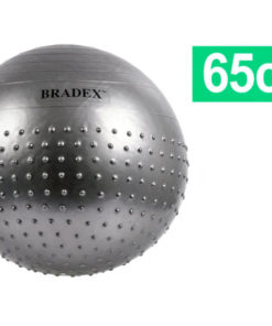 Мяч для фитнеса, полумассажный «ФИТБОЛ-65» BRADEX SF 0356